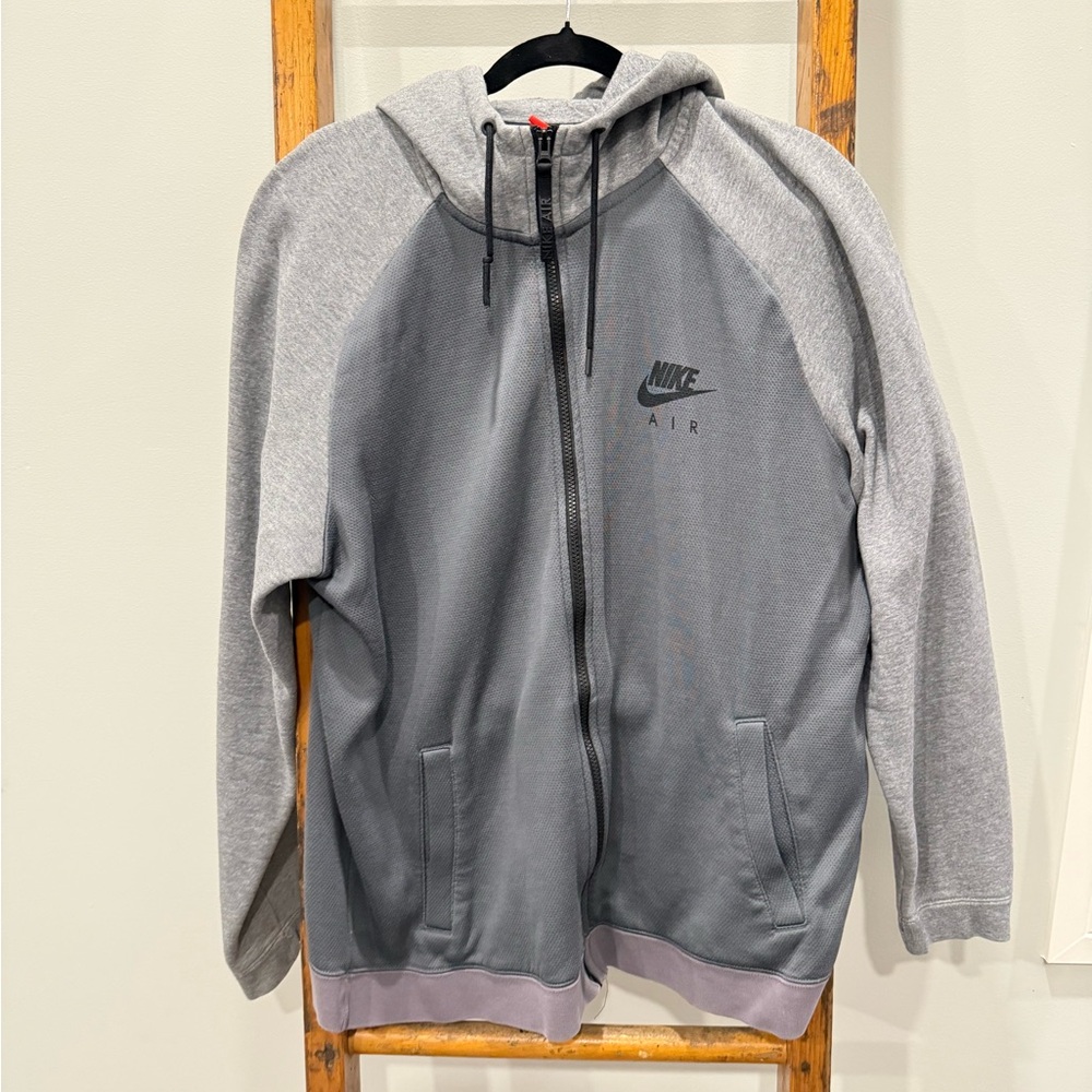 Nike Gray Full-Zip Hoodie